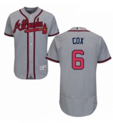 Mens Majestic Atlanta Braves 6 Bobby Cox Grey Road Flex Base Authentic Collection MLB Jersey Mens Majestic Atlanta Braves 6 Bobby Cox Grey Road Flex Base Authentic Collection MLB Jersey