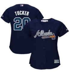 Womens Majestic Atlanta Braves 20 Preston Tucker Authentic Blue Alternate Road Cool Base MLB Jersey Womens Majestic Atlanta Braves 20 Preston Tucker Authentic Blue Alternate Road Cool Base MLB Jersey