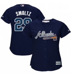 Womens Majestic Atlanta Braves 29 John Smoltz Authentic Blue Alternate Road Cool Base MLB Jersey Womens Majestic Atlanta Braves 29 John Smoltz Authentic Blue Alternate Road Cool Base MLB Jersey