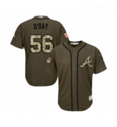 Youth Atlanta Braves 56 Darren O Day Authentic Green Salute to Service Baseball Jersey Youth Atlanta Braves 56 Darren O Day Authentic Green Salute to Service Baseball Jersey