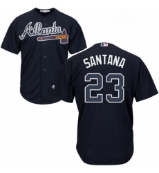 Youth Majestic Atlanta Braves 23 Danny Santana Authentic Blue Alternate Road Cool Base MLB Jersey Youth Majestic Atlanta Braves 23 Danny Santana Authentic Blue Alternate Road Cool Base MLB Jersey