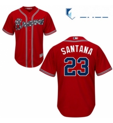 Youth Majestic Atlanta Braves 23 Danny Santana Authentic Red Alternate Cool Base MLB Jersey Youth Majestic Atlanta Braves 23 Danny Santana Authentic Red Alternate Cool Base MLB Jersey