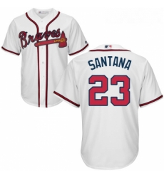 Youth Majestic Atlanta Braves 23 Danny Santana Authentic White Home Cool Base MLB Jersey Youth Majestic Atlanta Braves 23 Danny Santana Authentic White Home Cool Base MLB Jersey