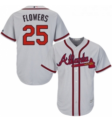 Youth Majestic Atlanta Braves 25 Tyler Flowers Replica Grey Road Cool Base MLB Jersey Youth Majestic Atlanta Braves 25 Tyler Flowers Replica Grey Road Cool Base MLB Jersey