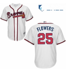 Youth Majestic Atlanta Braves 25 Tyler Flowers Replica White Home Cool Base MLB Jersey Youth Majestic Atlanta Braves 25 Tyler Flowers Replica White Home Cool Base MLB Jersey
