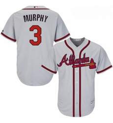 Youth Majestic Atlanta Braves 3 Dale Murphy Authentic Grey Road Cool Base MLB Jersey Youth Majestic Atlanta Braves 3 Dale Murphy Authentic Grey Road Cool Base MLB Jersey