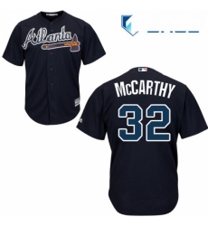 Youth Majestic Atlanta Braves 32 Brandon McCarthy Authentic Blue Alternate Road Cool Base MLB Jersey Youth Majestic Atlanta Braves 32 Brandon McCarthy Authentic Blue Alternate Road Cool Base MLB Jersey