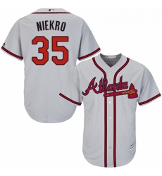 Youth Majestic Atlanta Braves 35 Phil Niekro Replica Grey Road Cool Base MLB Jersey Youth Majestic Atlanta Braves 35 Phil Niekro Replica Grey Road Cool Base MLB Jersey