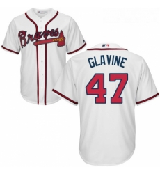 Youth Majestic Atlanta Braves 47 Tom Glavine Authentic White Home Cool Base MLB Jersey Youth Majestic Atlanta Braves 47 Tom Glavine Authentic White Home Cool Base MLB Jersey