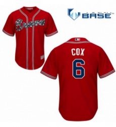 Youth Majestic Atlanta Braves 6 Bobby Cox Replica Red Alternate Cool Base MLB Jersey Youth Majestic Atlanta Braves 6 Bobby Cox Replica Red Alternate Cool Base MLB Jersey