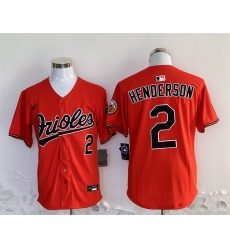 Men Baltimore Orioles 2 Gunnar Henderson Orange 2024 With Patch Cool Base Stitched Baseball Jersey Men Baltimore Orioles 2 Gunnar Henderson Orange 2024 With Patch Cool Base Stitched Baseball Jersey