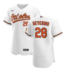 Men Baltimore Orioles 28 Pedro Severino Men Nike White Home 2020 Flex Base Player MLB Jersey Men Baltimore Orioles 28 Pedro Severino Men Nike White Home 2020 Flex Base Player MLB Jersey