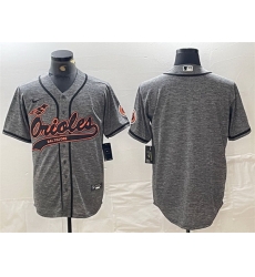 Men Baltimore Orioles Blank Gray Cool Base Stitched Jersey Men Baltimore Orioles Blank Gray Cool Base Stitched Jersey