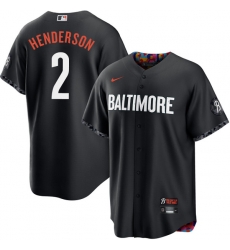 Men Baltimore Orioles Gunnar Henderson Black City Connect Stitched Nike Jerseys Men Baltimore Orioles Gunnar Henderson Black City Connect Stitched Nike Jerseys