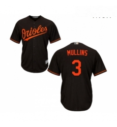 Mens Baltimore Orioles 3 Cedric Mullins Replica Black Alternate Cool Base Baseball Jersey Mens Baltimore Orioles 3 Cedric Mullins Replica Black Alternate Cool Base Baseball Jersey