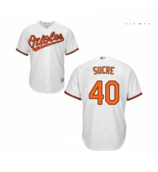 Mens Baltimore Orioles 40 Jesus Sucre Replica White Home Cool Base Baseball Jersey Mens Baltimore Orioles 40 Jesus Sucre Replica White Home Cool Base Baseball Jersey