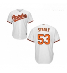 Mens Baltimore Orioles 53 Dan Straily Replica White Home Cool Base Baseball Jersey Mens Baltimore Orioles 53 Dan Straily Replica White Home Cool Base Baseball Jersey