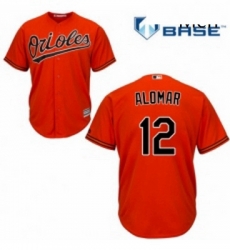 Mens Majestic Baltimore Orioles 12 Roberto Alomar Replica Orange Alternate Cool Base MLB Jersey Mens Majestic Baltimore Orioles 12 Roberto Alomar Replica Orange Alternate Cool Base MLB Jersey