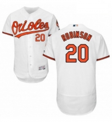 Mens Majestic Baltimore Orioles 20 Frank Robinson White Home Flex Base Authentic Collection MLB Jersey Mens Majestic Baltimore Orioles 20 Frank Robinson White Home Flex Base Authentic Collection MLB Jersey