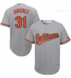 Mens Majestic Baltimore Orioles 31 Ubaldo Jimenez Replica Grey Road Cool Base MLB Jersey Mens Majestic Baltimore Orioles 31 Ubaldo Jimenez Replica Grey Road Cool Base MLB Jersey
