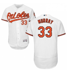 Mens Majestic Baltimore Orioles 33 Eddie Murray White Home Flex Base Authentic Collection MLB Jersey Mens Majestic Baltimore Orioles 33 Eddie Murray White Home Flex Base Authentic Collection MLB Jersey