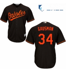 Mens Majestic Baltimore Orioles 34 Kevin Gausman Replica Black Alternate Cool Base MLB Jersey Mens Majestic Baltimore Orioles 34 Kevin Gausman Replica Black Alternate Cool Base MLB Jersey