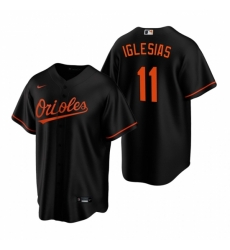 Mens Nike Baltimore Orioles 11 Jose Iglesias Black Alternate Stitched Baseball Jersey Mens Nike Baltimore Orioles 11 Jose Iglesias Black Alternate Stitched Baseball Jersey