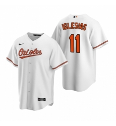 Mens Nike Baltimore Orioles 11 Jose Iglesias White Home Stitched Baseball Jersey Mens Nike Baltimore Orioles 11 Jose Iglesias White Home Stitched Baseball Jersey