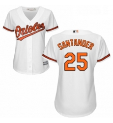 Womens Majestic Baltimore Orioles 25 Anthony Santander Authentic White Home Cool Base MLB Jersey Womens Majestic Baltimore Orioles 25 Anthony Santander Authentic White Home Cool Base MLB Jersey