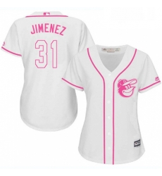 Womens Majestic Baltimore Orioles 31 Ubaldo Jimenez Authentic White Fashion Cool Base MLB Jersey Womens Majestic Baltimore Orioles 31 Ubaldo Jimenez Authentic White Fashion Cool Base MLB Jersey