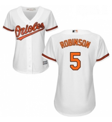 Womens Majestic Baltimore Orioles 5 Brooks Robinson Authentic White Home Cool Base MLB Jersey Womens Majestic Baltimore Orioles 5 Brooks Robinson Authentic White Home Cool Base MLB Jersey