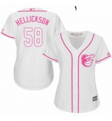 Womens Majestic Baltimore Orioles 58 Jeremy Hellickson Replica White Fashion Cool Base MLB Jersey Womens Majestic Baltimore Orioles 58 Jeremy Hellickson Replica White Fashion Cool Base MLB Jersey
