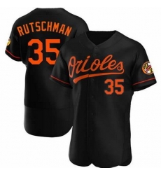 Youth Baltimore Oriole #35 Adley Rutschman Black Flex Base Stitched Baseball jersey Youth Baltimore Oriole #35 Adley Rutschman Black Flex Base Stitched Baseball jersey