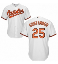 Youth Majestic Baltimore Orioles 25 Anthony Santander Replica White Home Cool Base MLB Jersey Youth Majestic Baltimore Orioles 25 Anthony Santander Replica White Home Cool Base MLB Jersey