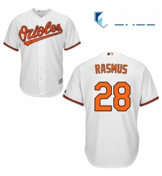 Youth Majestic Baltimore Orioles 28 Colby Rasmus Replica White Home Cool Base MLB Jersey Youth Majestic Baltimore Orioles 28 Colby Rasmus Replica White Home Cool Base MLB Jersey