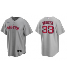 Men BOSTON RED SOX GREY ROAD JASON VARITEK #33 Stitched MLB Cool Base JERSEY Men BOSTON RED SOX GREY ROAD JASON VARITEK #33 Stitched MLB Cool Base JERSEY