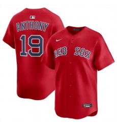 Men Boston Red Sox 19 Roman Anthony Red 2024 Alternate Limited Stitched Baseball Jersey