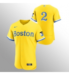 Men Boston Red Sox 2 Xander Bogaerts Men Nike 2021 City Connect Gold Authentic MLB Jersey No Name Men Boston Red Sox 2 Xander Bogaerts Men Nike 2021 City Connect Gold Authentic MLB Jersey No Name