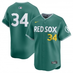 Men Boston Red Sox 34 David Ortiz Green 2025 City Connect Limited Stitched Baseball Jersey