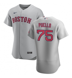Men Boston Red Sox 75 Cesar Puello Men Nike Gray Road 2020 Flex Base Team MLB Jersey Men Boston Red Sox 75 Cesar Puello Men Nike Gray Road 2020 Flex Base Team MLB Jersey
