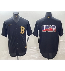 Men Boston Red Sox Black Team Big Logo Cool Base Stitched Baseball Jersey Men Boston Red Sox Black Team Big Logo Cool Base Stitched Baseball Jersey