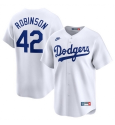 Men Brooklyn Dodgers 42 Jackie Robinson White Throwback Cooperstown Collection Limited Stitched Baseball Jersey Men Brooklyn Dodgers 42 Jackie Robinson White Throwback Cooperstown Collection Limited Stitched Baseball Jersey
