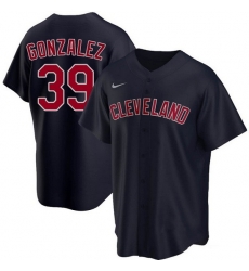 Men Cleveland Guardians 39 Oscar Gonz E1lez Navy Cool Base Stitched Jersey Men Cleveland Guardians 39 Oscar Gonz E1lez Navy Cool Base Stitched Jersey