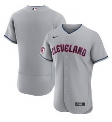 Men Cleveland Guardians Blank Grey Flex Base Stitched jersey Men Cleveland Guardians Blank Grey Flex Base Stitched jersey