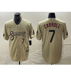 Men MLB Diamondbacks 7 Corbin Carroll Cream City Nike Cool Base Men Jersey Men MLB Diamondbacks 7 Corbin Carroll Cream City Nike Cool Base Men Jersey