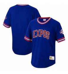 Men Montreal EXPOS Pullover Blank Blue Men Jersey Men Montreal EXPOS Pullover Blank Blue Men Jersey