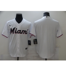 Men Nike Florida Marlins white Blank Cool base Jersey Men Nike Florida Marlins white Blank Cool base Jersey
