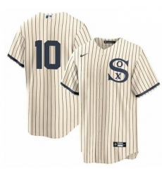 Men White Sox 10 Yoan Moncada Cream 2021 Field Of Dreams Cool Base Jersey Men White Sox 10 Yoan Moncada Cream 2021 Field Of Dreams Cool Base Jersey