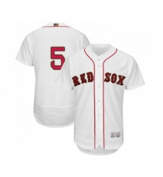Mens Boston Red Sox 5 Nomar Garciaparra White 2019 Gold Program Flex Base Authentic Collection Baseball Jersey Mens Boston Red Sox 5 Nomar Garciaparra White 2019 Gold Program Flex Base Authentic Collection Baseball Jersey