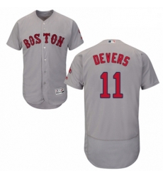 Mens Majestic Boston Red Sox 11 Rafael Devers Grey Road Flex Base Authentic Collection MLB Jersey Mens Majestic Boston Red Sox 11 Rafael Devers Grey Road Flex Base Authentic Collection MLB Jersey